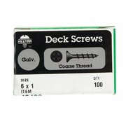HOMECARE PRODUCTS 40400 6 x 1 in. Deck Screws, 100PK HO3310136